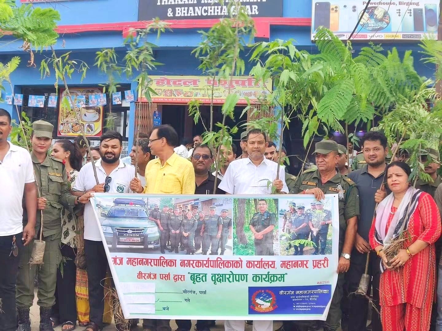 हरित वीरगञ्जका लागि वृक्षारोपण अभियानलाई निरन्तरता : कार्यवाहक प्रमुख आलम