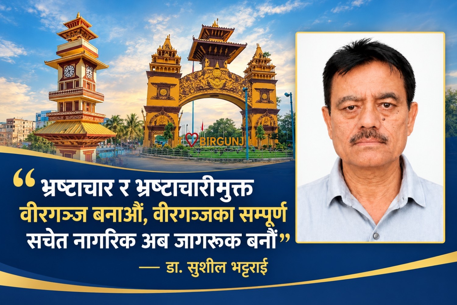 वीरगञ्जलाई चाहिएको नेतृत्व : विकासको स्पष्ट दृष्टिकोण!