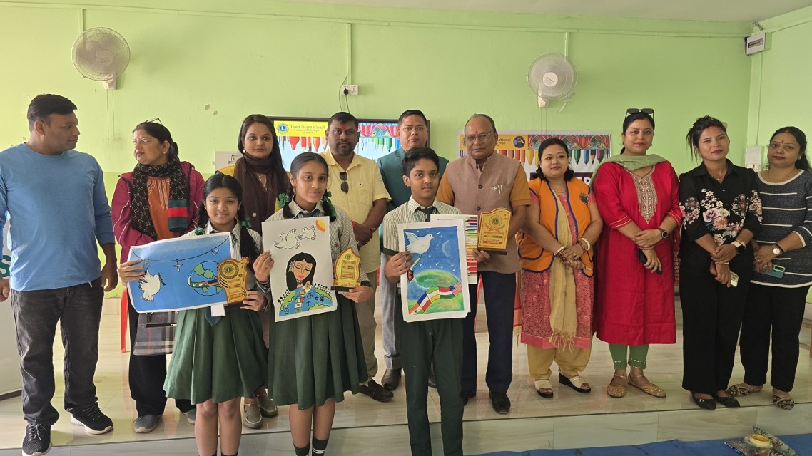लायन्स पिस पोष्टर प्रतियोगिता सम्पन्न