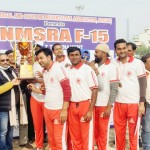 एन.एम.एस.आर.ए. एफ १५ नकआउट क्रिकेट प्रतियोगितामा एन.एम.एस.आर.ए. रेड विजयी