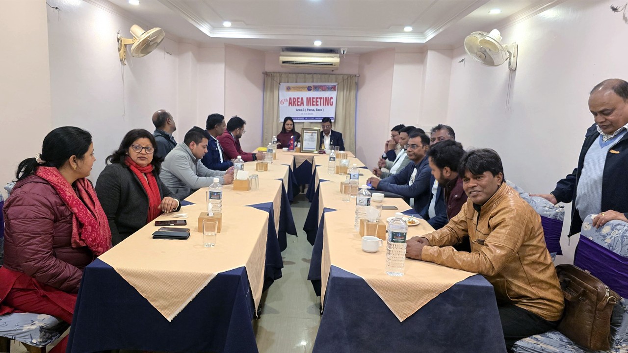 विभिन्न निर्णय गर्दै लायन्स एरिया नम्बर ३ को बैठक वीरगञ्जमा सम्पन्न