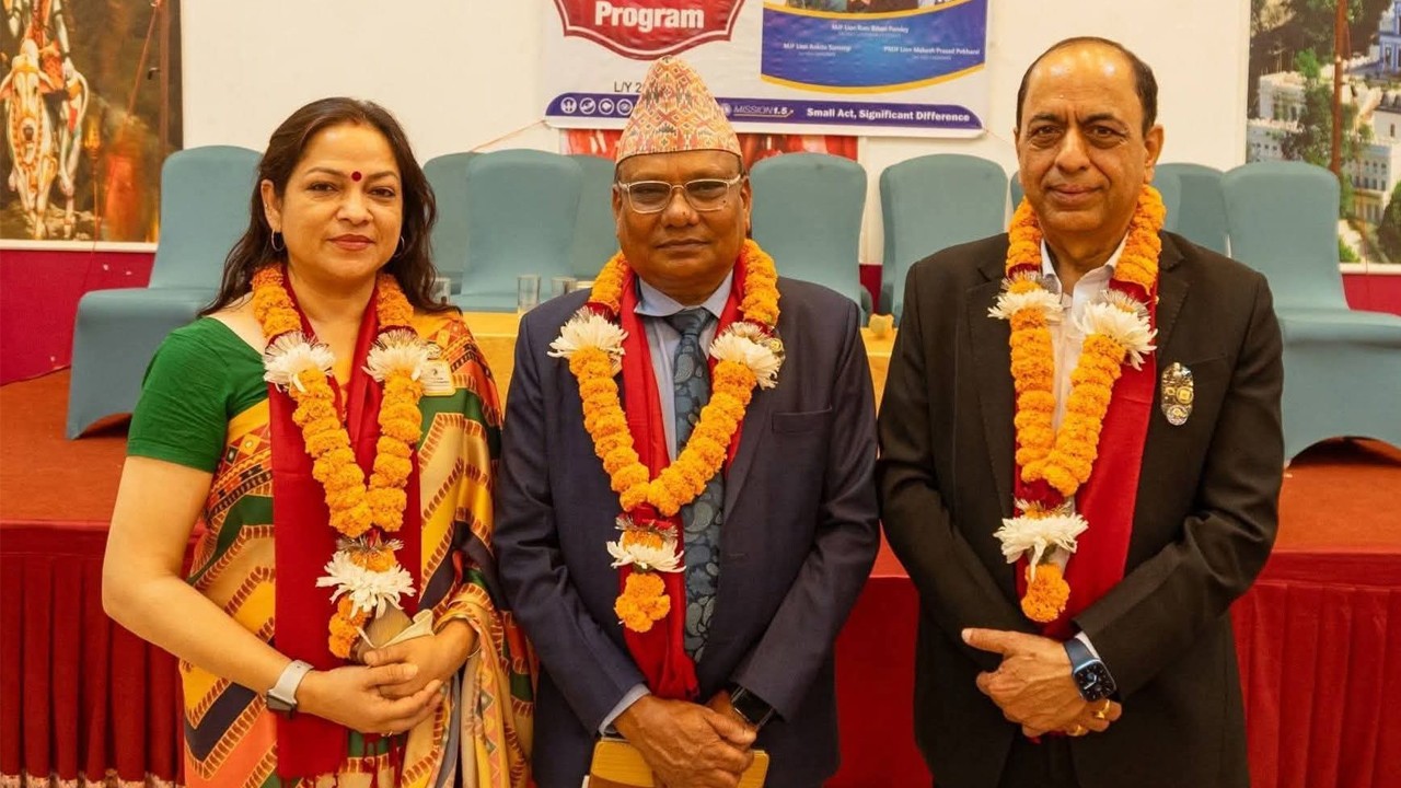 लायन्स इन्टरनेशनल डिष्ट्रिक्ट ३२५ ‘एस’ को गभर्नरमा लायन रामबिहारी पाण्डे निर्वाचित